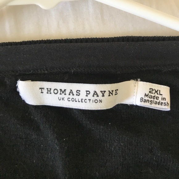 Long-sleeved Black Tee - Picture 3 of 5